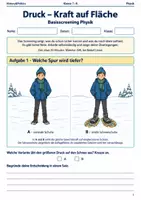 Vorschau - Arbeitsblätter - Druck Basisscreening Physik Klasse 7–8 - Deckblatt