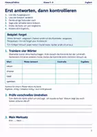 Vorschau - Arbeitsblätter - Englisch Vokabelkarten Arbeitsheft Klasse 5 bis 6 Abrufen statt Abschreiben - Seite 2