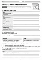 Vorschau - Arbeitsblätter - Inhaltsangabe üben, Kurzgeschichte Klasse 7/8 - Seite 3