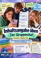 Vorschau - Arbeitsblätter - Inhaltsangabe üben, Kurzgeschichte Klasse 7/8 - Deckblatt