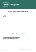 anteprima - Esercizi - 🔤 Dettati ortografici classe prima: 20 dettati pronti - Pagina 1