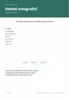 anteprima - Esercizi - 🔤 Dettati ortografici classe seconda: 20 dettati pronti - Pagina 1