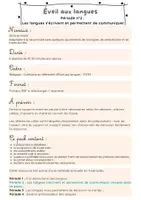 Aperçu - Préparation de séance / Séance complète - Éveil aux langues – Période 2 – 2e primaire - Page 1