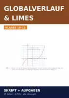 Vorschau - Arbeitsblätter - Globalverlauf & Limesschreibweise – Skript mit Lösungen 10–12 - Deckblatt