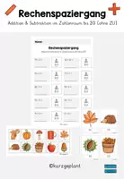 Vorschau - Arbeitsblätter - Wachsendes Materialpaket - Rechenspaziergänge (Klasse 1-4) - Seite 1