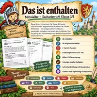 Vorschau - Stundenentwürfe - Das Mittelalter - Komplettpaket | Sachunterricht Klasse 3/4 - Seite 1