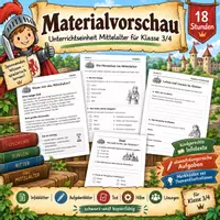 Vorschau - Stundenentwürfe - Das Mittelalter - Komplettpaket | Sachunterricht Klasse 3/4 - Seite 2