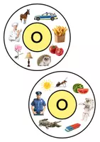 Vorschau - Spiele - Lautrad O/o - Klammerkarte Druckschrift - Seite 2