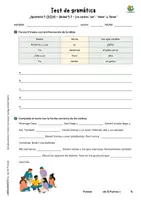 Vorschau - Test - ¡APÚNTATE! 1 - U0-5 Vokabel- und Grammatiktests - KOMPLETTPAKET - Seite 2