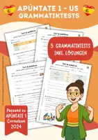 Vorschau - Test - ¡APÚNTATE! 1 - U0-5 Vokabel- und Grammatiktests - KOMPLETTPAKET - Seite 1