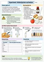 Vorschau - Arbeitsblätter - Experimente mit Nahrungsmitteln – Nährstoffe einfach nachweisen | Biologie & Ernährung - Seite 1