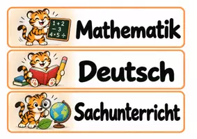 Vorschau - Poster - Materialpaket - Tagestransparenzen Klassentiere Grundschule - Seite 2