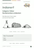Vorschau - Unterrichtsreihen - I ndianer? Indigene Völker Nordamerikas entdecken - Sachunterricht Klasse 3/4 - Seite 1