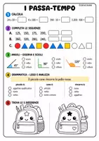 anteprima - Esercizi - PASSATEMPO CLASSE QUARTA: attività e giochi didattici - Pagina 2