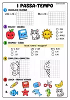 anteprima - Esercizi - PASSATEMPO CLASSE QUARTA: attività e giochi didattici - Pagina 3