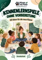 Vorschau - Arbeitsblätter - Kennenlernspiele ohne Vorbereitung – 20 Ideen für die neue Klasse - Deckblatt