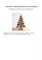 Vorschau - Arbeitsblätter - 2-Weihnachtsbaum-Holzlatten-MIT-BILD - Deckblatt