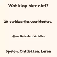 Voorbeeld - Ollydoo-OEPS!Wat klopt hier niet?20 denkkaartjes voor kleuters - Voorblad