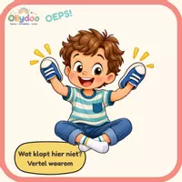 Voorbeeld - Ollydoo-OEPS!Wat klopt hier niet?20 denkkaartjes voor kleuters - Pagina 3