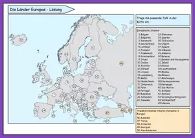 Vorschau - Arbeitsblätter - Europa - Seite 2