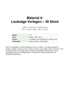 Vorschau - Arbeitsblätter - MEGA PAKET Herbst & Winter - 5 Materialien Werken Kunst | Laterne, Weihnachtsbaum, Wichtel, Laubsäge, Weihnachten - Seite 1