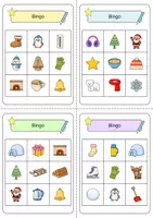 Vorschau - Spiele - Invierno BINGO (Winter Spanisch) Vokabel-Spiel - Seite 3