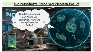 Vorschau - Stundenentwürfe - Zelltypen vergleichen – Aufbau von Bakterien-, Tier- und Pflanzenzelle | Eos-7-Mission Biologie Klasse 5 - Seite 2