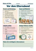 Vorschau - Arbeitsblätter - Elternabend zum Schulstart – Vorbereitung & Checklisten - Seite 2