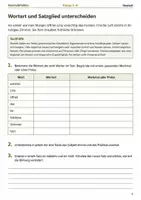 Vorschau - Arbeitsblätter - Grammatik Basischeck Sommerferien Arbeitsheft Klasse 5 bis 6 sicher ins neue Schuljahr - Seite 3