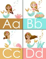 Aperçu - Présentation / Support pour le tableau - Affiches Alphabet – Thème Sirène - Page de couverture