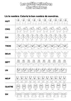 Vista previa - Hojas de trabajo - les nombres 0-10 ressource - página 2