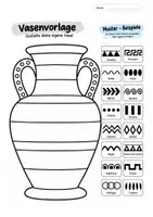 Vorschau - Stundenentwürfe - Griechische Vase gestalten – Kunstprojekt für etwa 30 Minuten - Seite 2