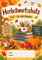 Vorschau - Arbeitsblätter - Herbstwortschatz – DaZ | 15 abwechslungsreiche Materialien - Deckblatt