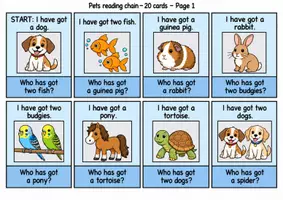 Vorschau - Arbeitsblätter - Leseketten Pets - Englisch Playway Kl. 3 / 4 - Seite 3