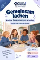 Vorschau - Arbeitsblätter - Gemeinsam lachen – Warm-ups & positive Klassenmomente - Deckblatt