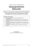 Vorschau - Arbeitsblätter - Materialpaket-Jahrgangsstufentest Bayern Gymnasium Klasse 8 Deutsch und Mathematik Probetests mit vollständigen Lösungen Klasse 8 - Seite 2