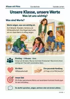 Vorschau - Arbeitsblätter - Unsere Klasse, unsere Werte – Respekt & Gemeinschaft - Seite 1