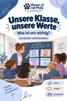 Vorschau - Arbeitsblätter - Unsere Klasse, unsere Werte – Respekt & Gemeinschaft - Deckblatt