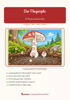 Vorschau - Arbeitsblätter - Der Fliegenpilz – Lesespurgeschichte mit Rätselaufgaben (Klasse 8) - Seite 1
