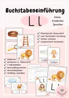 Vorschau - Stundenentwürfe - Buchstabeneinführung L l | Phonologische Bewusstheit & Lautwahrnehmung | Klasse 1 | in Grundschrift - Deckblatt