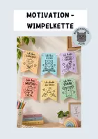 Vorschau - Fördermaterial/Inklusion - Motivation - Wimpelkette - Deckblatt
