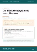 Vorschau - Stundenentwürfe - Bedürfnispyramide nach Maslow mit Planspiel und Präsentation, differenziert - Deckblatt
