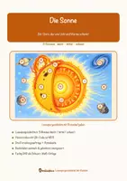 Vorschau - Arbeitsblätter - Die Sonne – Lesespurgeschichte mit Rätselaufgaben (Klasse 9) - Seite 1