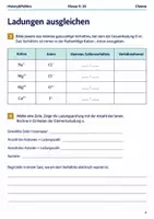 Vorschau - Arbeitsblätter - Ionenbindung Basisscreening Chemie Klasse 9–10 - Seite 3