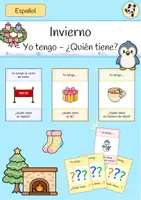 Vorschau - Spiele - Invierno - Yo tengo…Quién tiene (Winter Spanisch) - Deckblatt