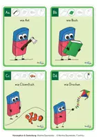 Vorschau - Spiele - ABC Quartett - Phonologische Bewusstheit #Homeschooling - Seite 1