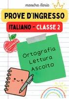 anteprima - Esercizi - Prove d'ingresso - Classe 2^ - Pagina di copertina