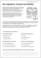 Vorschau - Arbeitsblätter - Gewaltenteilung Klasse 7 8 - Seite 3