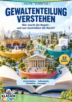 Vorschau - Arbeitsblätter - Gewaltenteilung Klasse 7 8 - Deckblatt