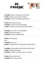 Vista previa - Juegos / Gamificación - Au magasin - Dialogues à ranger - Portada